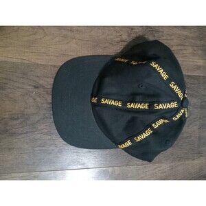 Savage Baseball Hat Cap Black Cotton One Size  Snap Back  Rue 21  Headwear